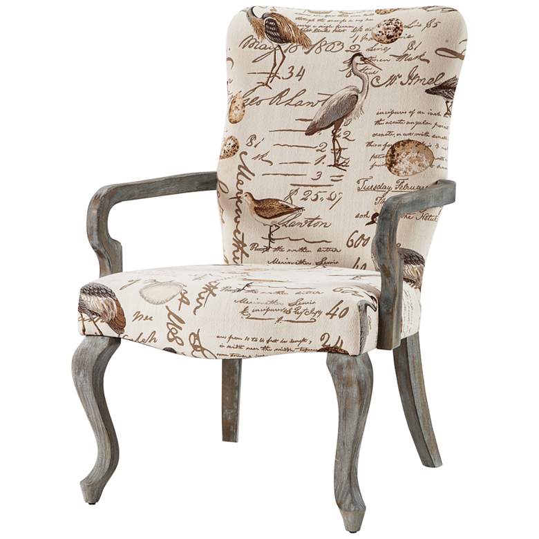 Image 1 Arnau Birdsong Sea Mist Reclaimed Gray Accent Chair