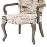 Arnau Birdsong Sea Mist Reclaimed Gray Accent Chair