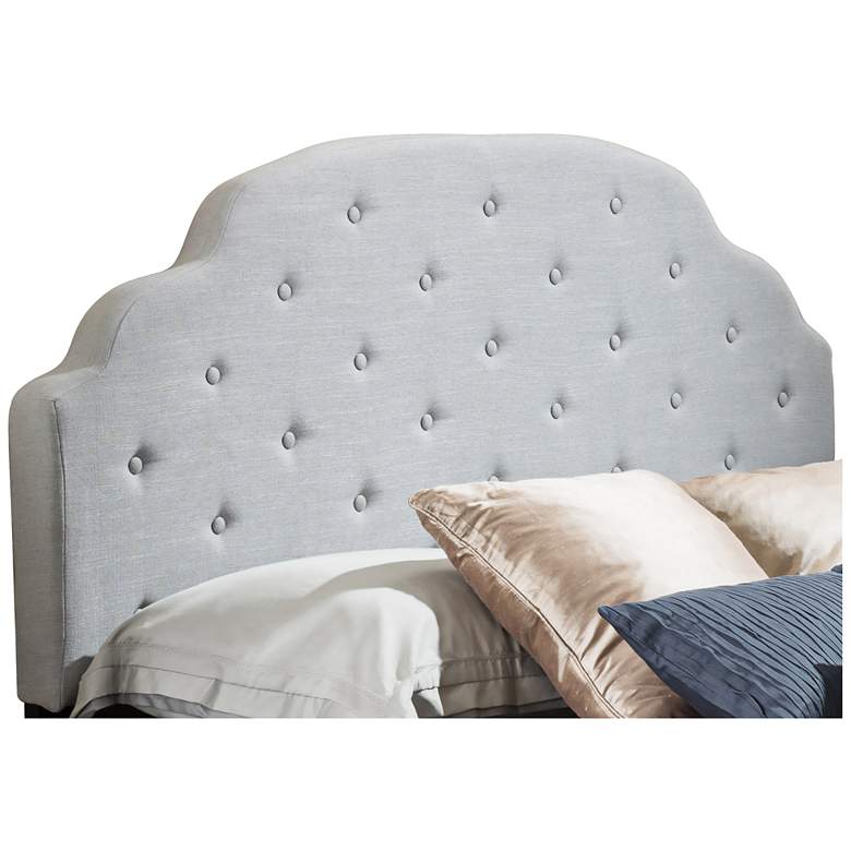 Image 1 Arneson Light Gray Full/Queen Arched Headboard
