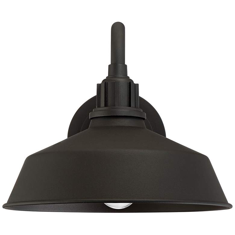 Image 4 Arnett 10 1/2" Textured Black Barn Light Sconces Set of 2 more views