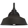 4_Arnett 10 1/2" Textured Black Barn Light Sconces Set of 2 more views