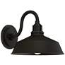 5_Arnett 10 1/2" Textured Black Barn Light Sconces Set of 2 more views