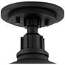 3_Arnett 12" Wide Textured Black Barn Ceiling Light more views