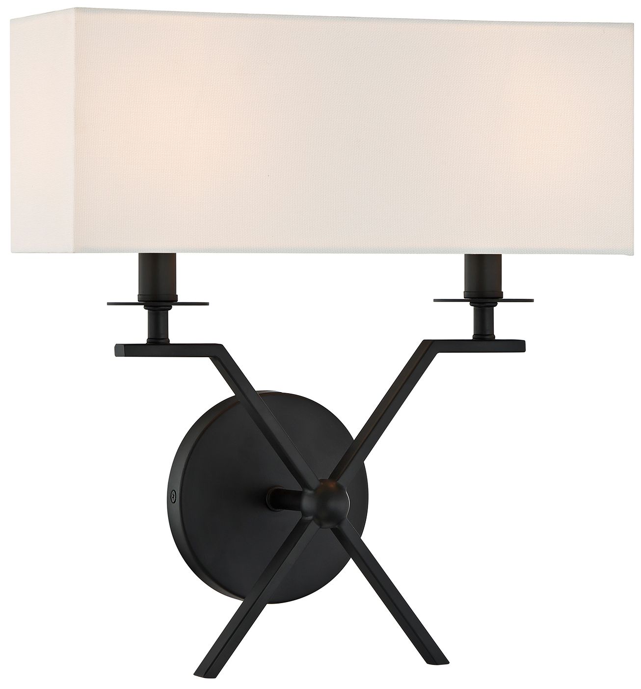 Image 3 Arondale 2-Light Wall Sconce in Matte Black more views