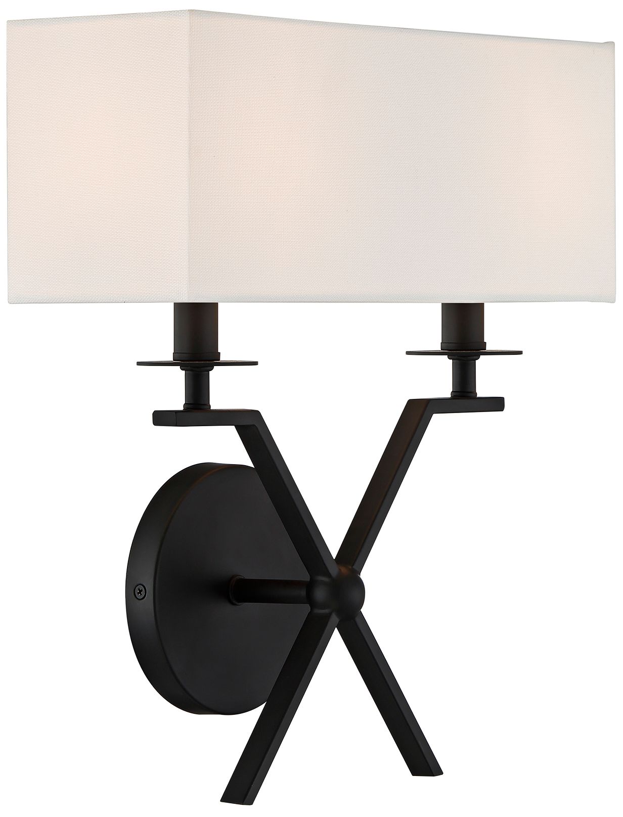 Image 4 Arondale 2-Light Wall Sconce in Matte Black more views