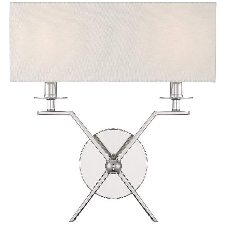 Image 1 Arondale 2-Light Wall Sconce in Polished Nickel