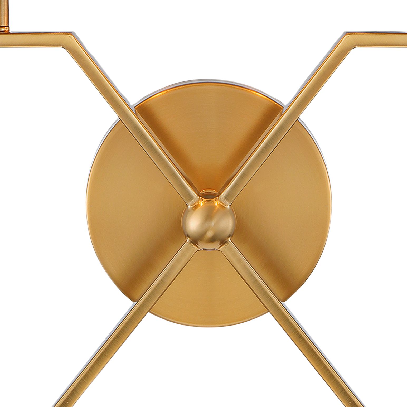 Image 2 Arondale 2-Light Wall Sconce in Warm Brass more views