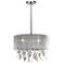 Around Town Capiz Shell 15" Wide Pendant Chandelier