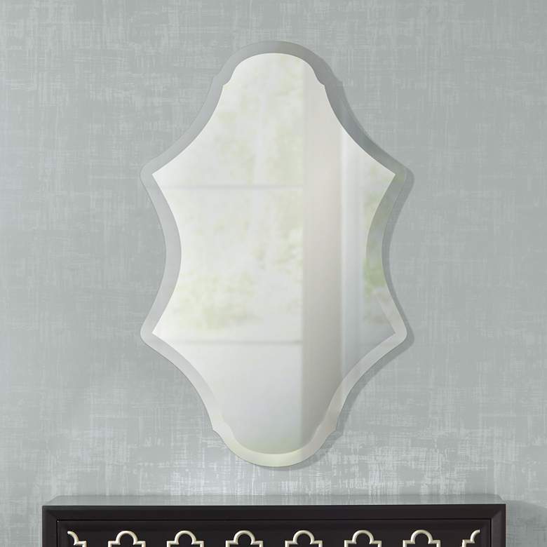 Image 1 Aroyo 20" x 30" Frameless Beveled Wall Mirror