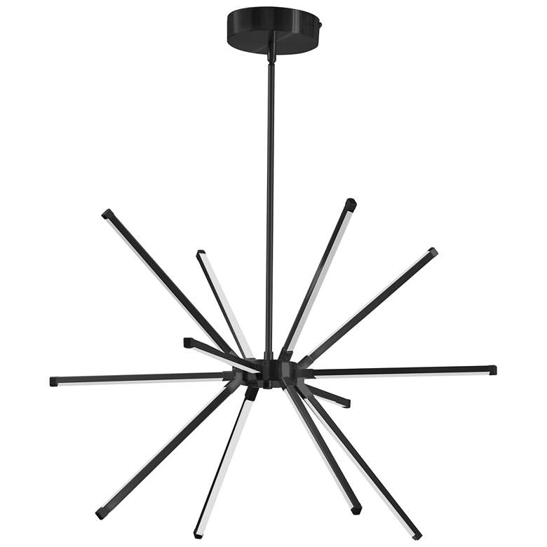 Image 1 Array 21.5" Wide Matte Black 32W LED Chandelier