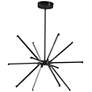 2_Array 21.5" Wide Matte Black 32W LED Chandelier
