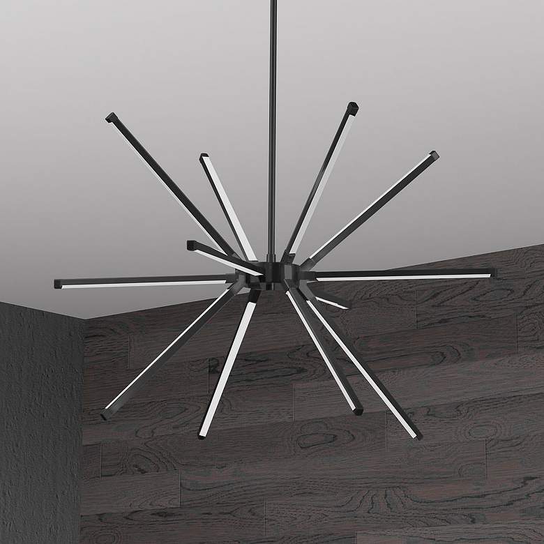 Image 1 Array 21.5" Wide Matte Black 32W LED Chandelier