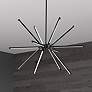 1_Array 21.5" Wide Matte Black 32W LED Chandelier