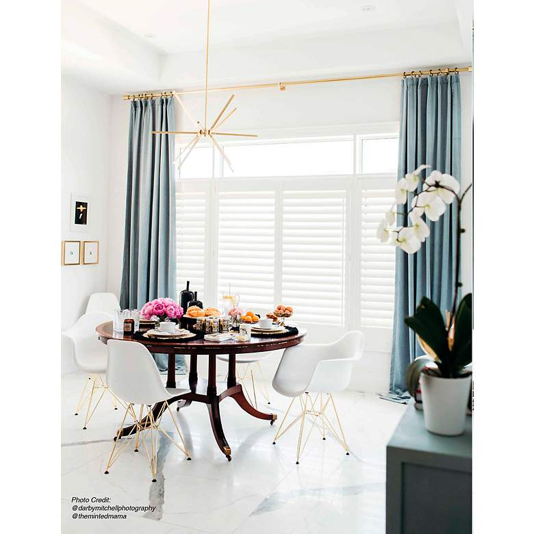 Image 3 Array 31.5" Wide Aged Brass 60W LED Chandelier more views