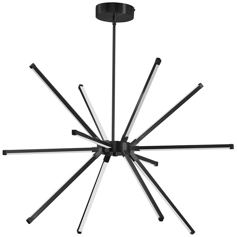 Image 1 Array 31.5" Wide Matte Black 60W LED Chandelier