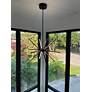 4_Array 31.5" Wide Matte Black 60W LED Chandelier more views