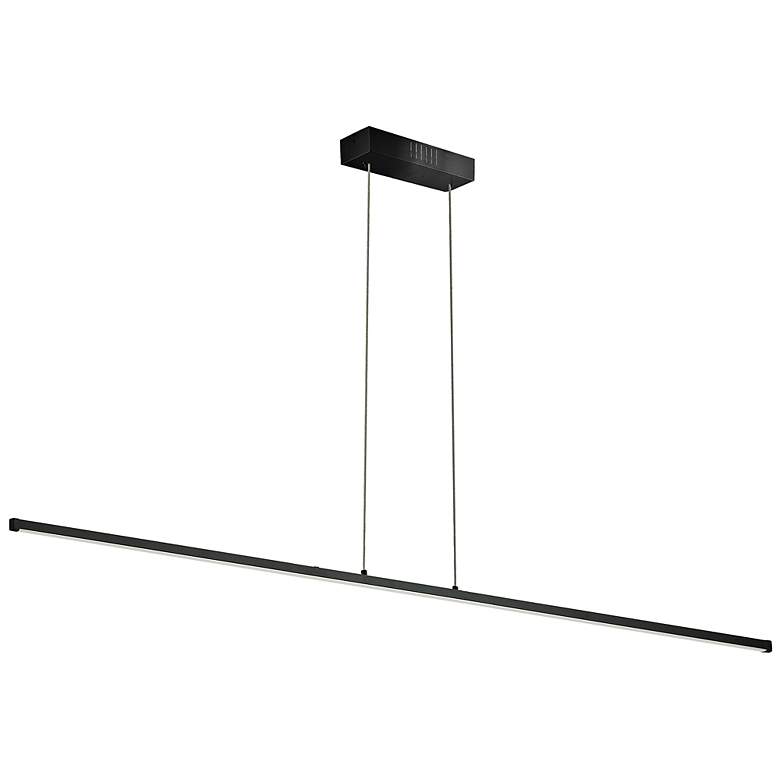 Image 3 Array 36" Wide Horizontal Matte Black 30W LED Pendant