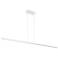 Array 36" Wide Horizontal Matte White 30W LED Pendant