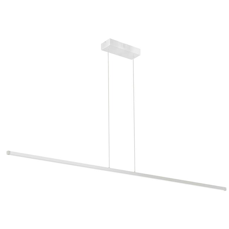 Image 1 Array 36" Wide Horizontal Matte White 30W LED Pendant
