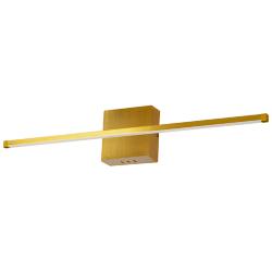 Array 4.5" High Aged Brass 30W Horizontal LED Wall Sconce