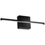 Array 4.5" High Matte Black 19W Horizontal LED Wall Sconce