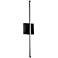 Array 4.5" High Matte Black 19W Vertical LED Wall Sconce