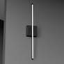 1_Array 4.5" High Matte Black 19W Vertical LED Wall Sconce