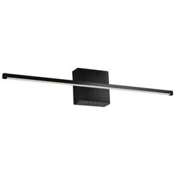 Array 4.5&quot; High Matte Black 30W Horizontal LED Wall Sconce