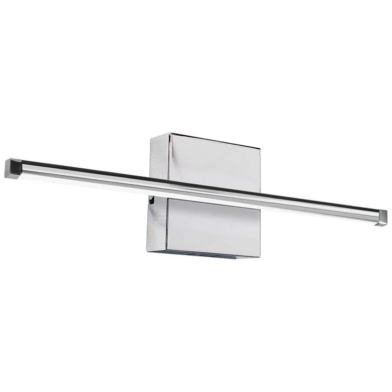 Image 1 Array 4.5" High Polished Chrome 19W Horizontal LED Wall Sconce