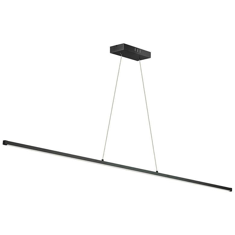 Image 1 Array 48" Wide Horizontal Matte Black 30W LED Pendant
