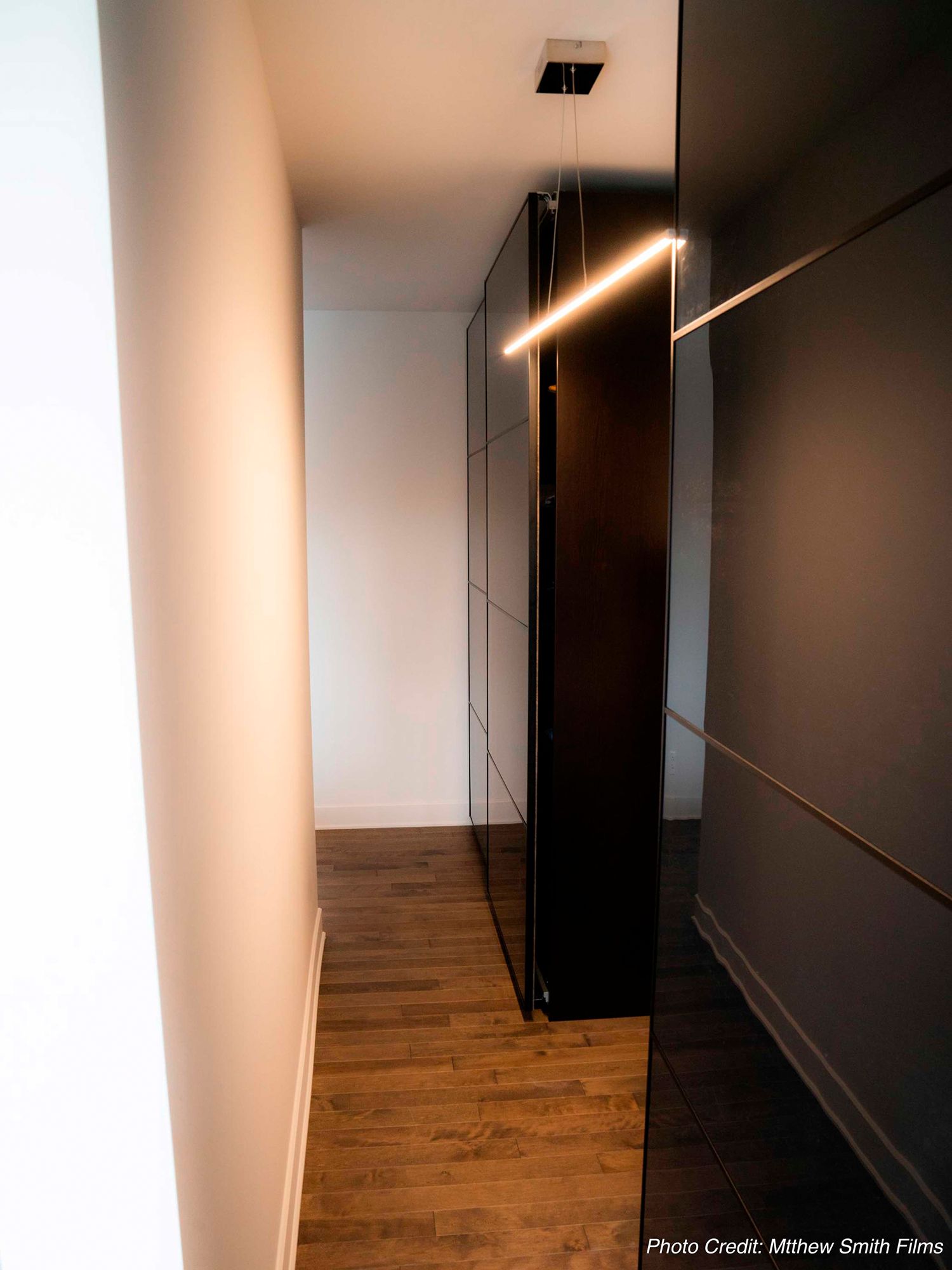 Image 2 Array 48" Wide Horizontal Polished Chrome 30W LED Pendant more views