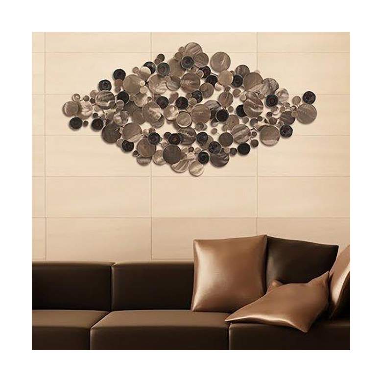 Image 1 Array 50" Wide Metal Wall Art