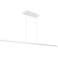 Array 72" Wide Painted White LED Pendant Light