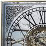 Arria Randall Antique Silver 32 1/4" Square Wall Clock