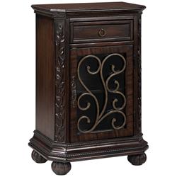 Arriana 22 1/2&quot; Wide Cherry Finish Accent Table