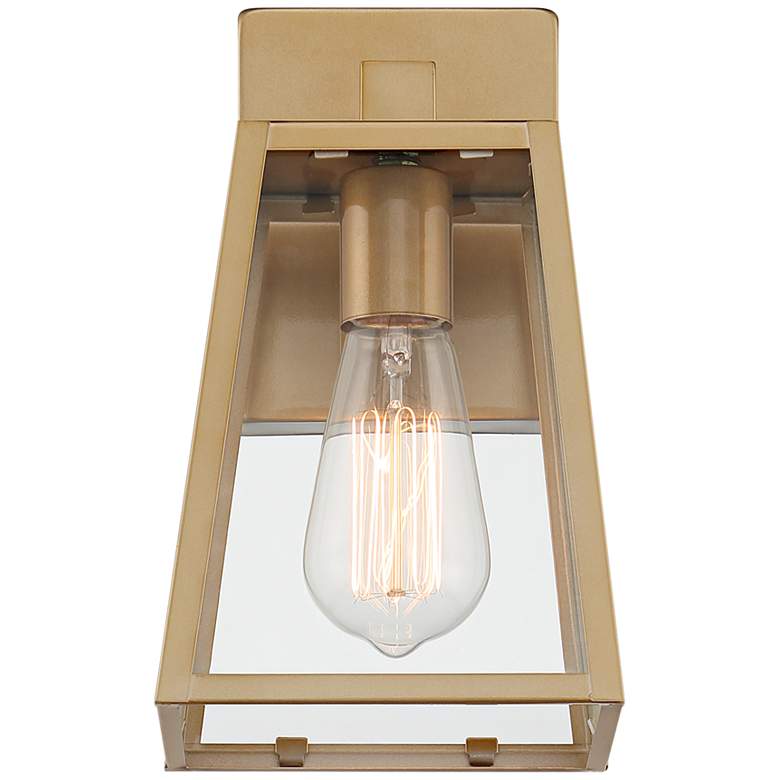 Image 4 Arrington 10 3/4" High Soft Gold Outdoor Wall Light more views