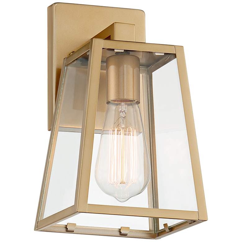 Image 5 Arrington 10 3/4" High Soft Gold Outdoor Wall Light more views