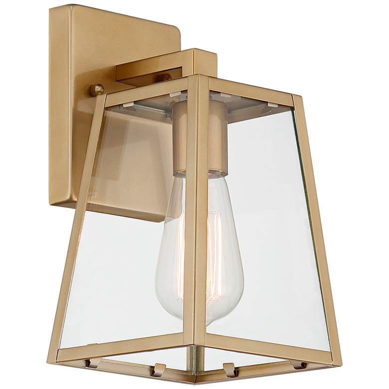 Image 6 Arrington 10 3/4" High Soft Gold Outdoor Wall Light more views
