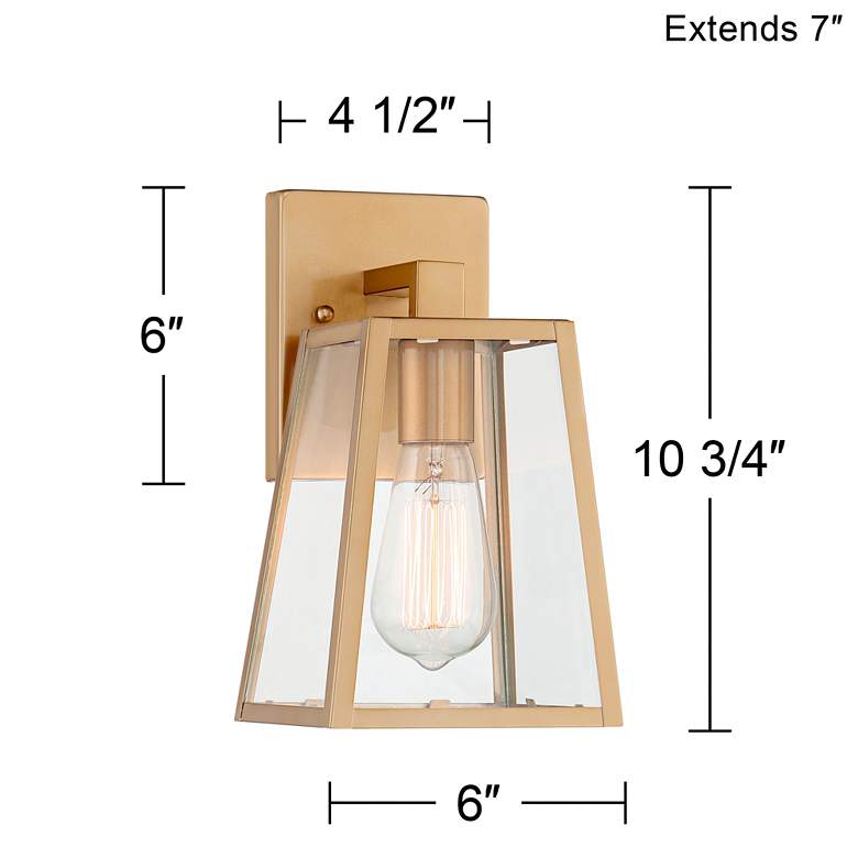Image 7 Arrington 10 3/4" High Soft Gold Wall Sconce Set of 2 more views