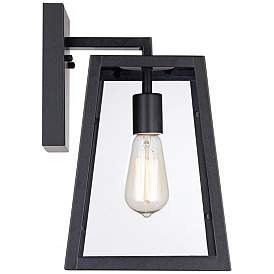 Image5 of Arrington 13" High Glass and Mystic Black Outdoor Wall Light more views