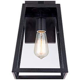 Image3 of Arrington 13" High Glass and Mystic Black Wall Sconce Set of 2 more views