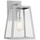 Arrington 13" High Glass and Silver Outdoor Wall Light