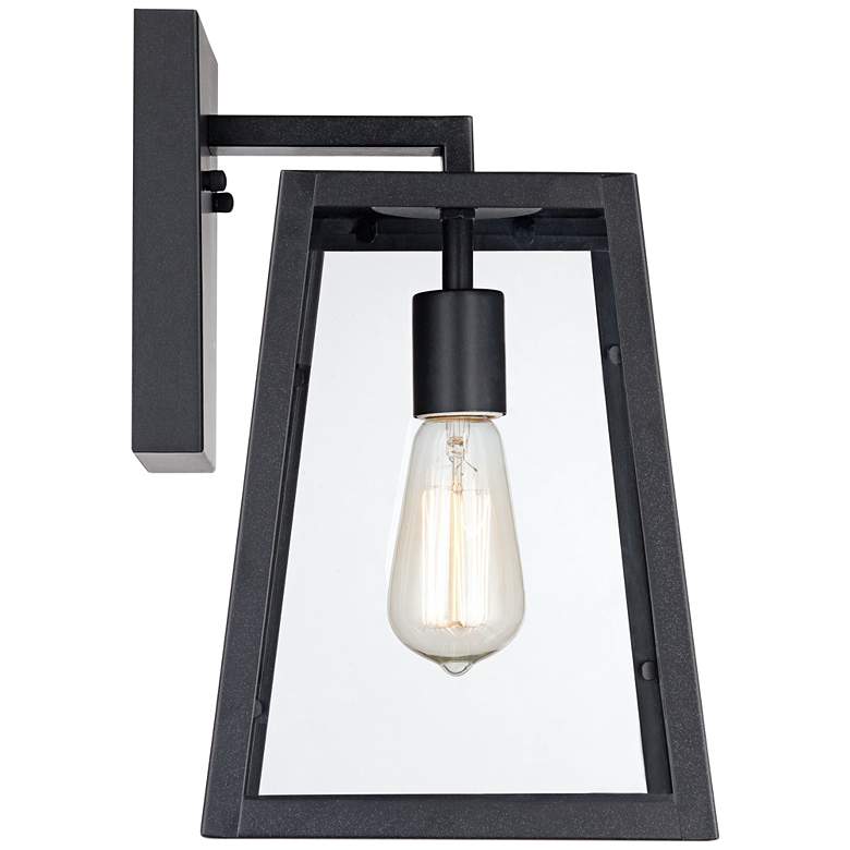 Image 7 Arrington 13 inch High Mystic Black Outdoor Wall Lights Set of 4 more views