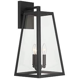 Image5 of Arrington 20" High Glass and Mystic Black Outdoor Wall Light more views