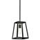 Arrington 8" Wide Mystic Black Finish Mini Pendant Light