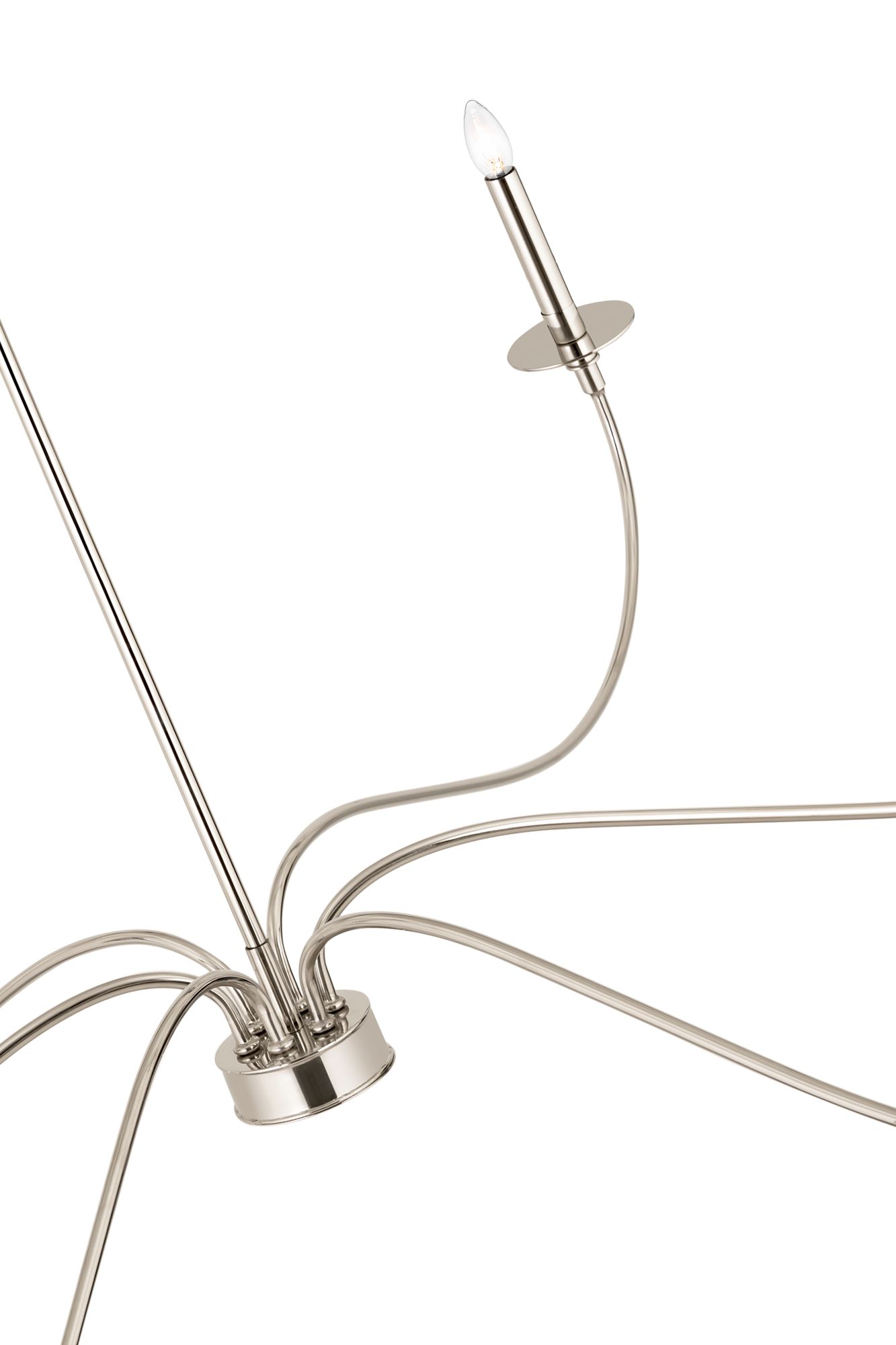 Image 6 Arrington by Z-Lite Polished Nickel 63 inch 6 Light Chandelier more views