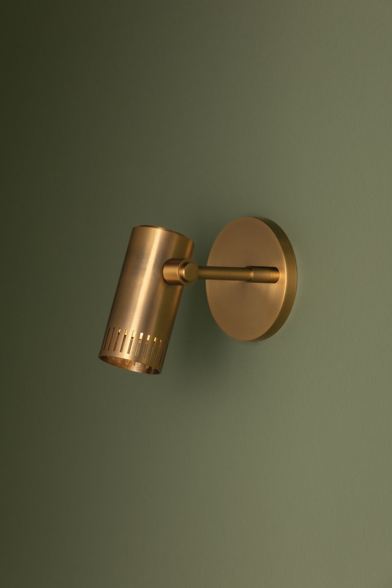 Arrow 6" High Patina Brass with Adjustable Head Wall Sconce