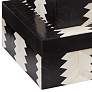 Arrow Black and White Rectangular Decorative Boxes Set of 2 in scene