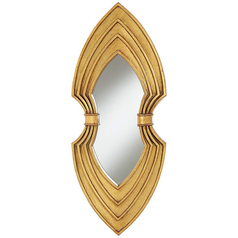 Image 1 Arrowhead Antique Gold 13 inch x 32 inch Accent Mirror