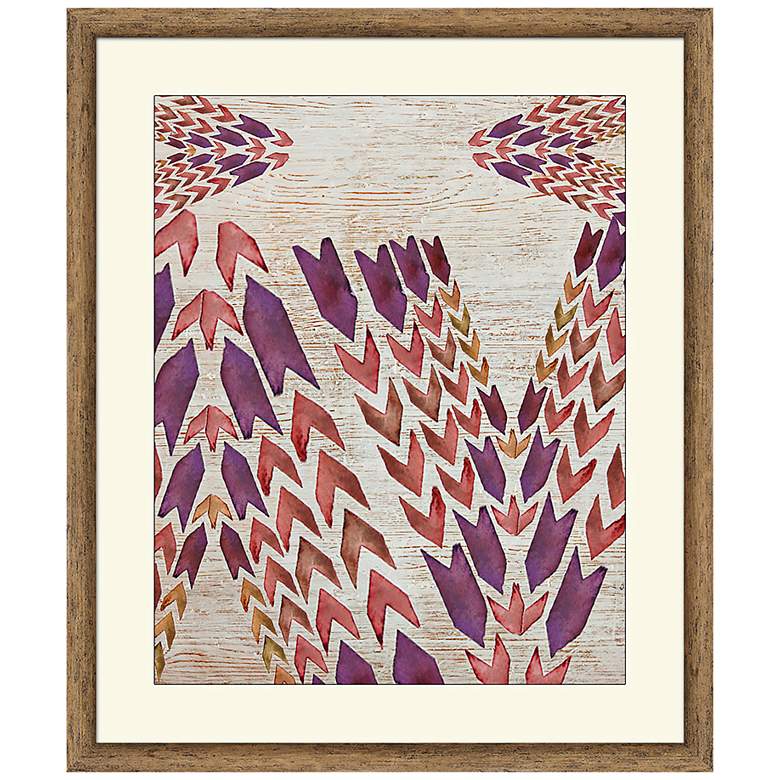 Image 1 Arrows 26" High Framed Abstract Wall Art